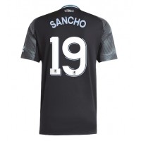 Stroje piłkarskie Aston Villa Jadon Sancho #19 Koszulka Wyjazdowej 2025-26 Krótki Rękaw